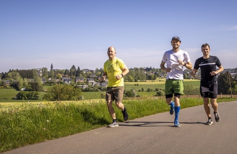 Ardennen camping bertrix actief op vakantie hardlopen in de natuur
