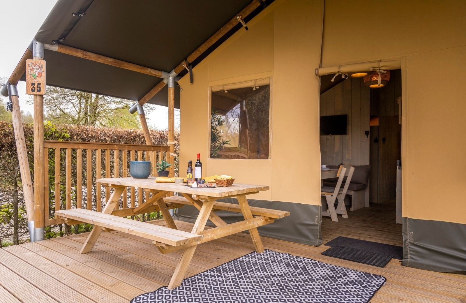 Glamping safaritent bertrix 2