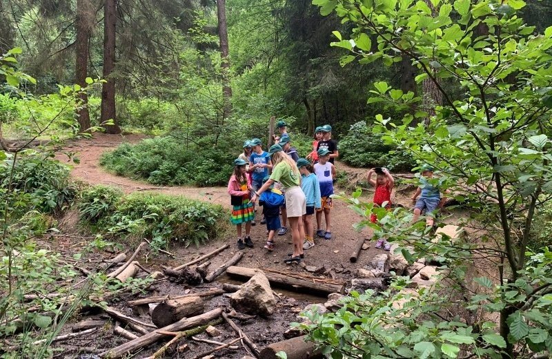 Leren over de natuur met de ardennen rangers op camping bertrix