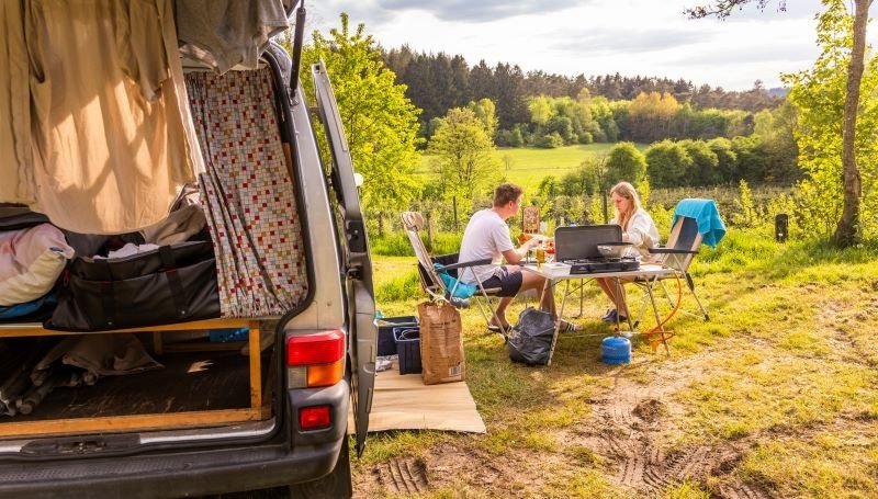 Stellplatz Naturcamping Belgien