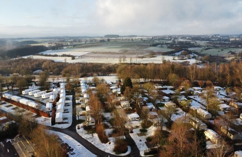 Winter wonderland op de camping
